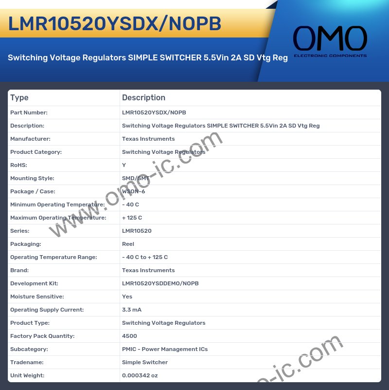 LMR10520YSDX/NOPB