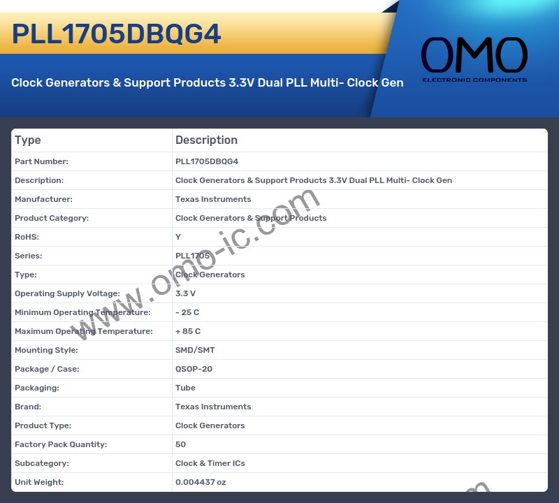 PLL1705DBQG4