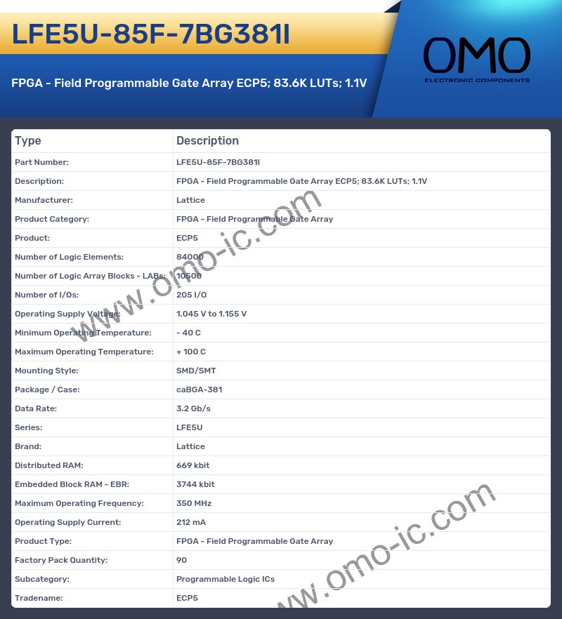 LFE5U-85F-7BG381I