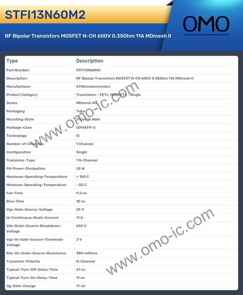 STFI13N60M2