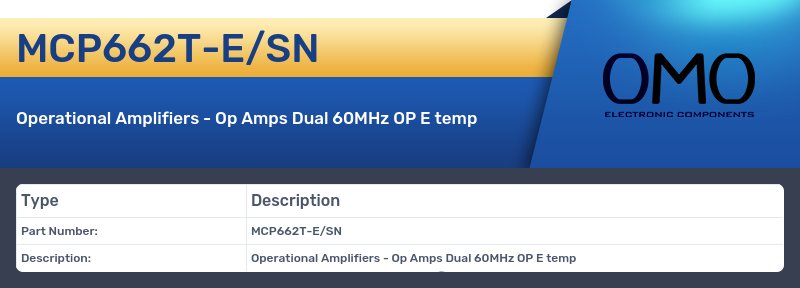 MCP662T-E/SN