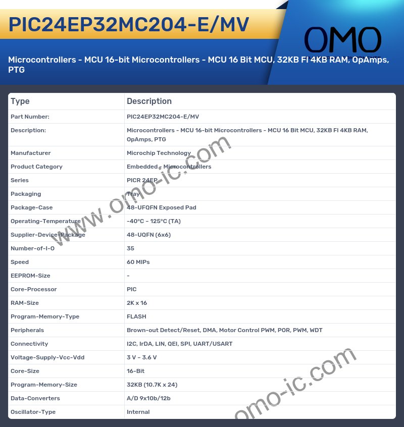 PIC24EP32MC204-E/MV