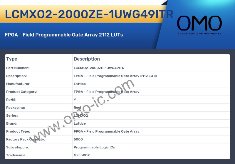 LCMXO2-2000ZE-1UWG49ITR