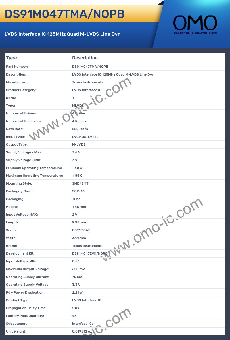 DS91M047TMA/NOPB