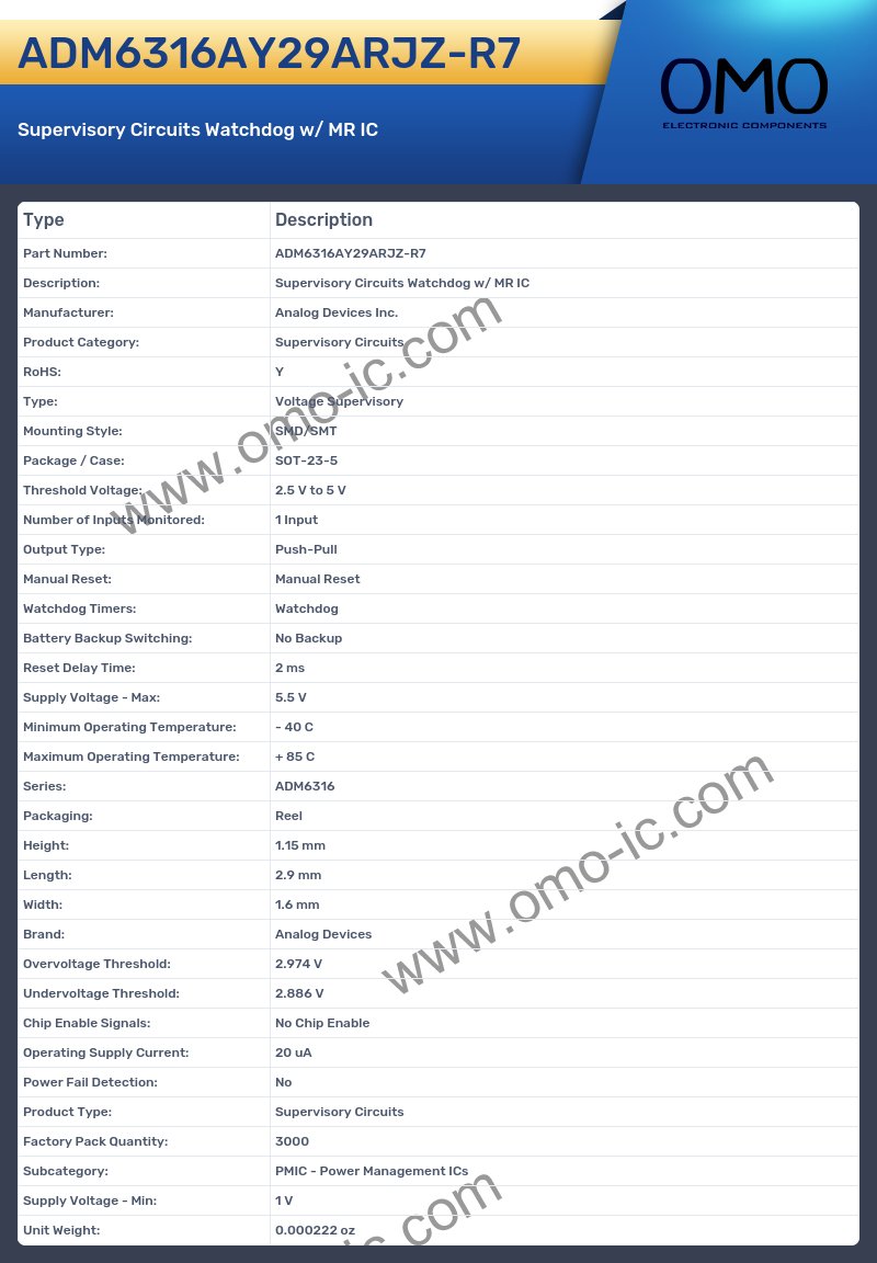 ADM6316AY29ARJZ-R7