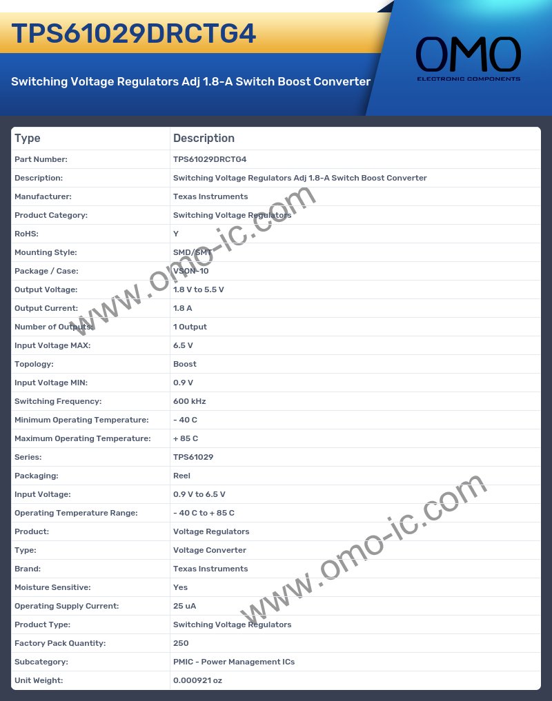 TPS61029DRCTG4