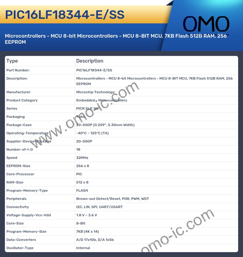 PIC16LF18344-E/SS