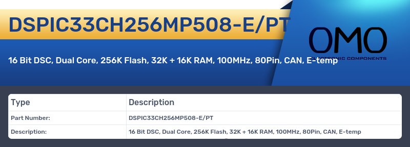 DSPIC33CH256MP508-E/PT