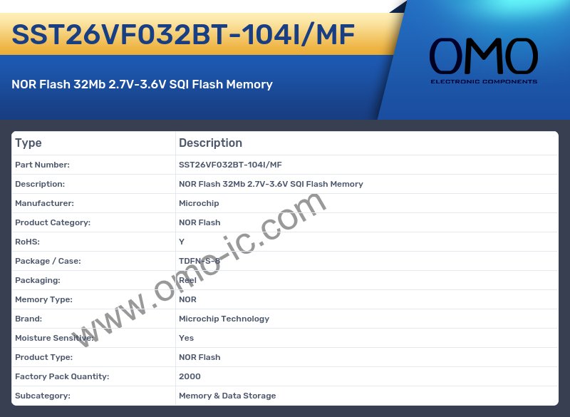 SST26VF032BT-104I/MF
