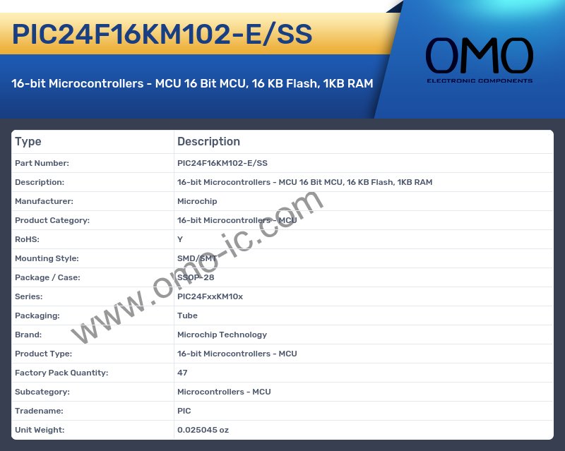 PIC24F16KM102-E/SS