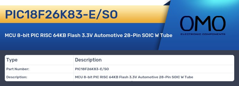 PIC18F26K83-E/SO