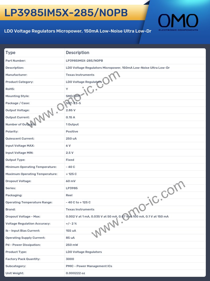 LP3985IM5X-285/NOPB