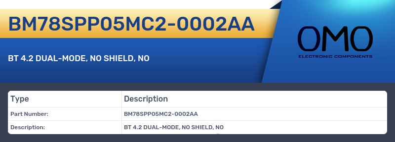 BM78SPP05MC2-0002AA