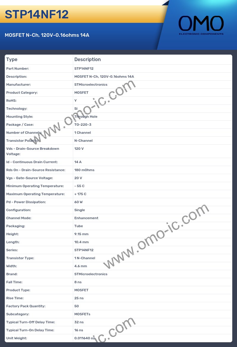 STP14NF12