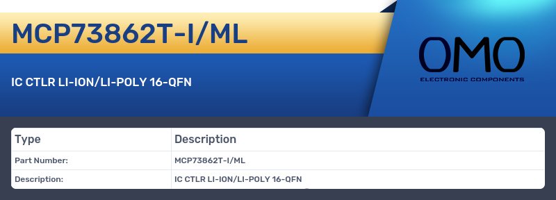 MCP73862T-I/ML