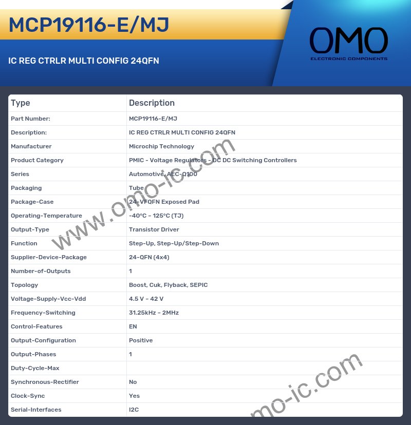 MCP19116-E/MJ