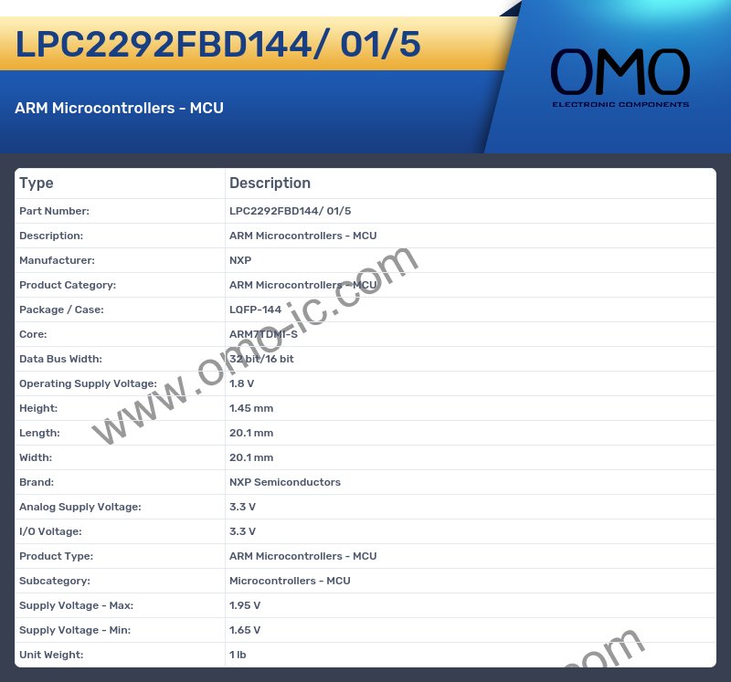 LPC2292FBD144/ 01/5