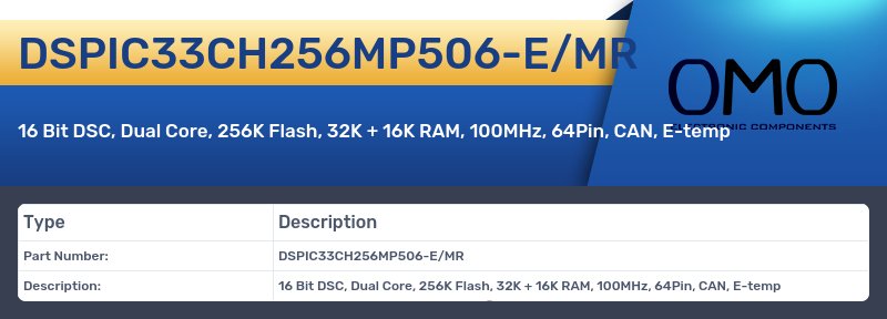 DSPIC33CH256MP506-E/MR