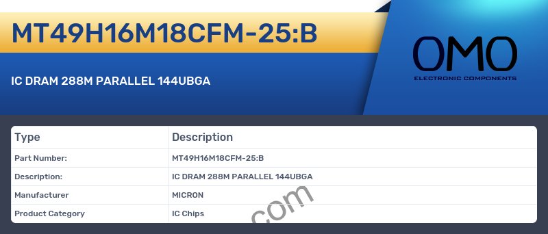 MT49H16M18CFM-25:B