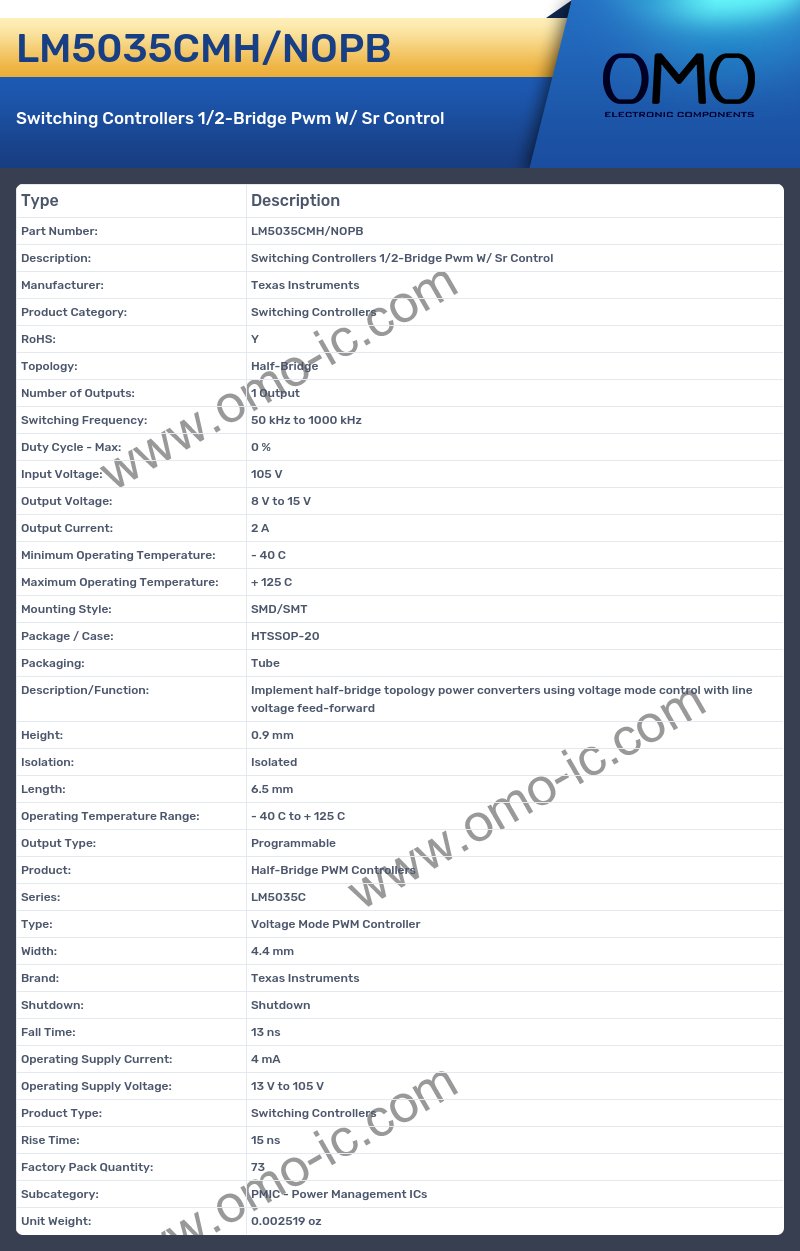 LM5035CMH/NOPB