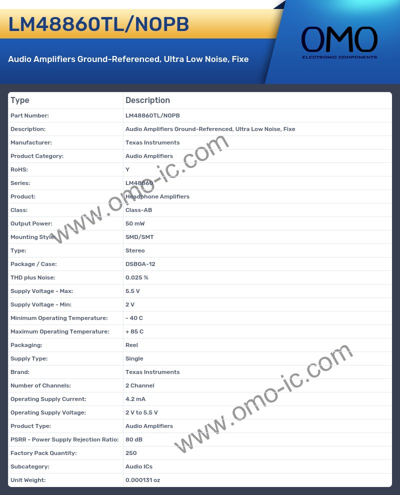 LM48860TL/NOPB