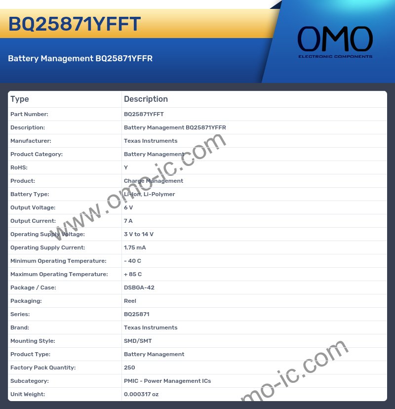 BQ25871YFFT
