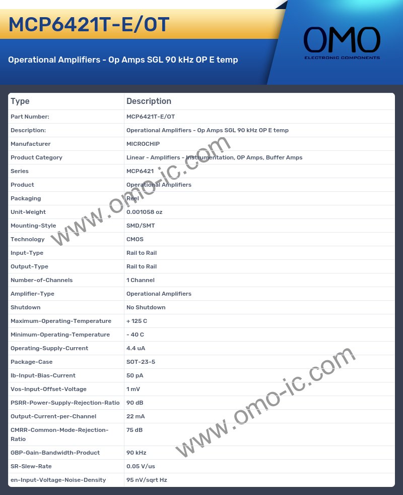 MCP6421T-E/OT