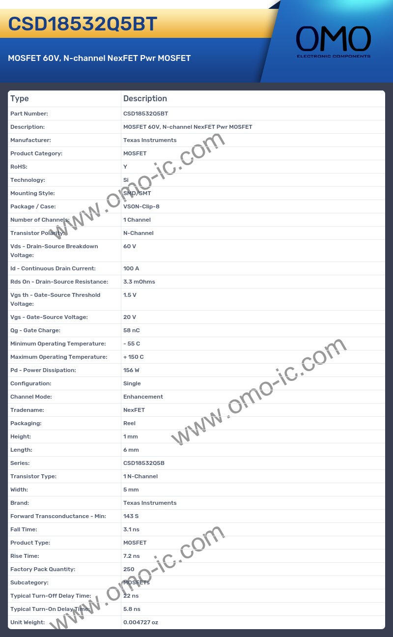 CSD18532Q5BT
