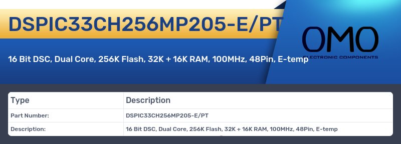 DSPIC33CH256MP205-E/PT