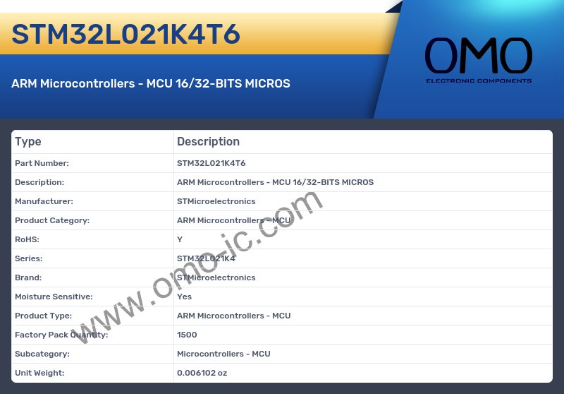 STM32L021K4T6