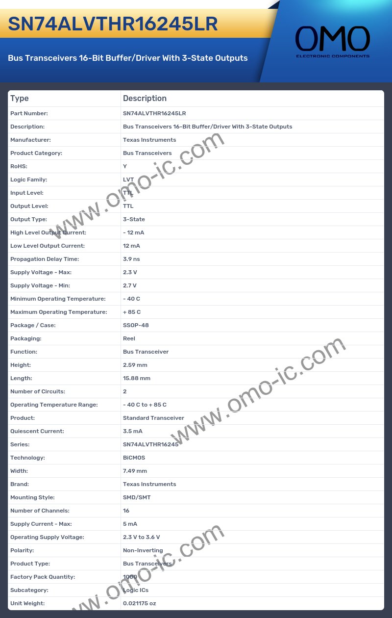 SN74ALVTHR16245LR