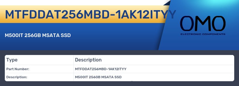 MTFDDAT256MBD-1AK12ITYY