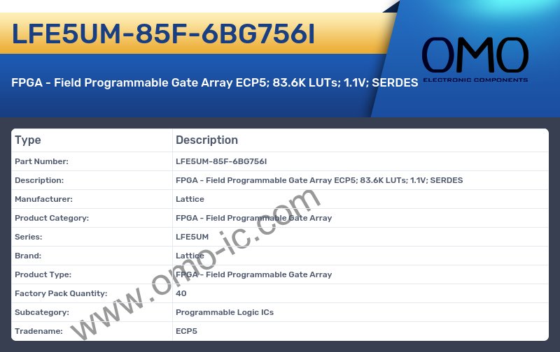 LFE5UM-85F-6BG756I