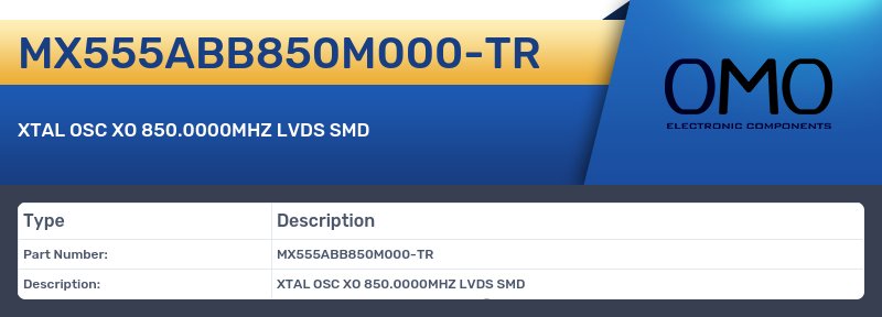 MX555ABB850M000-TR