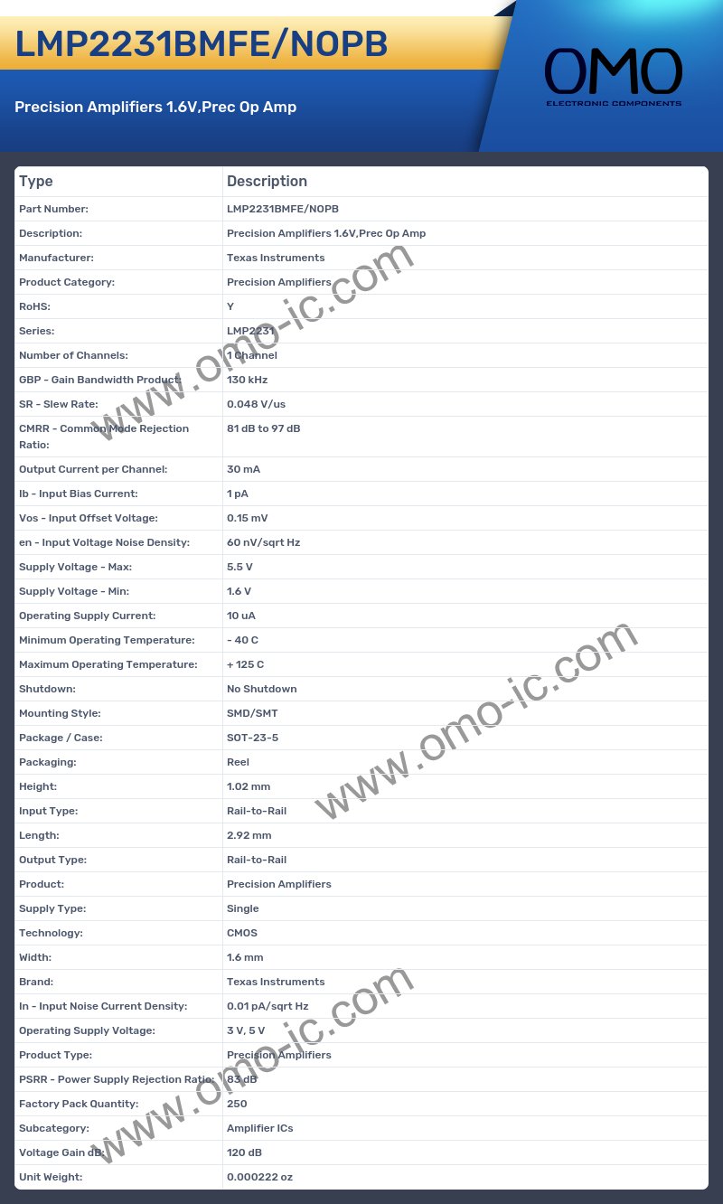 LMP2231BMFE/NOPB