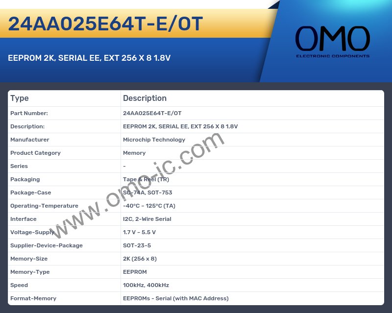 24AA025E64T-E/OT