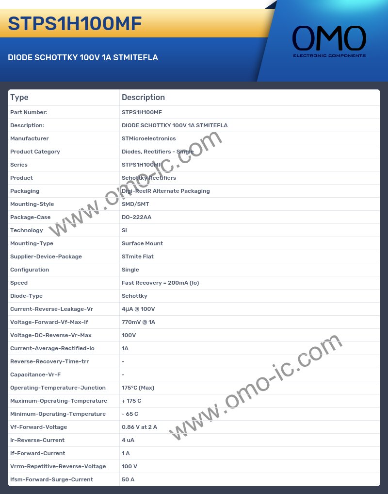 STPS1H100MF