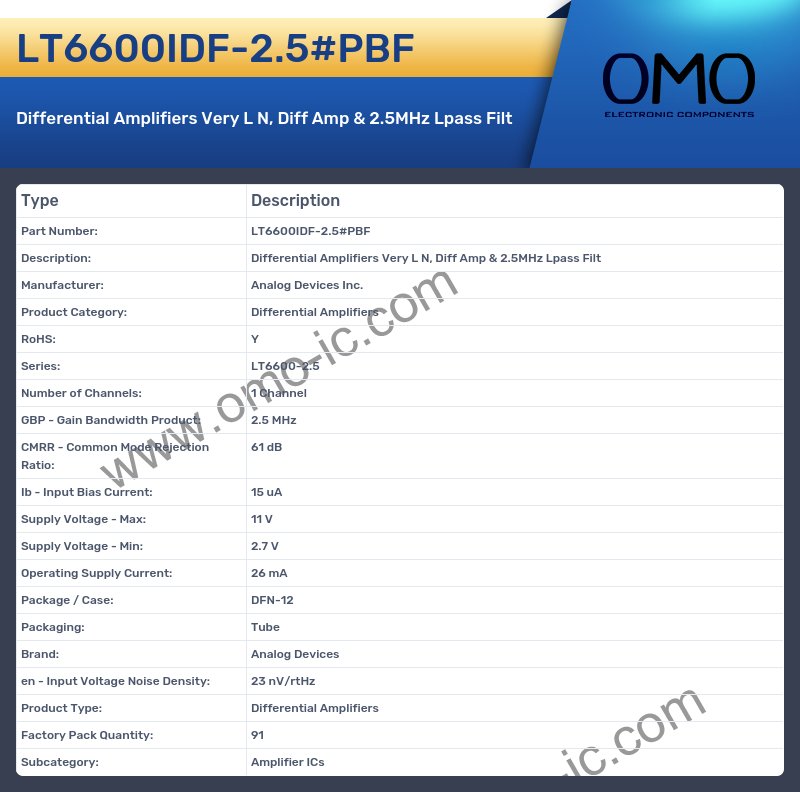 LT6600IDF-2.5#PBF