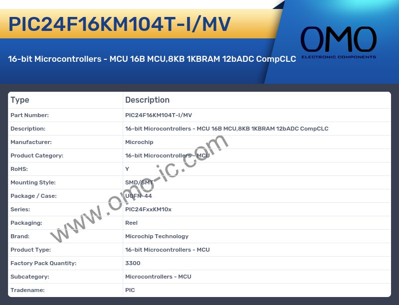 PIC24F16KM104T-I/MV
