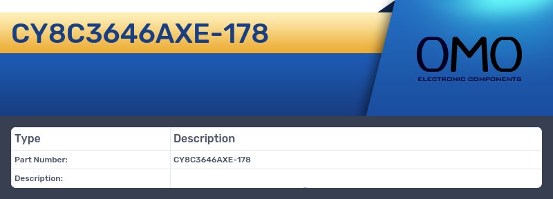 CY8C3646AXE-178