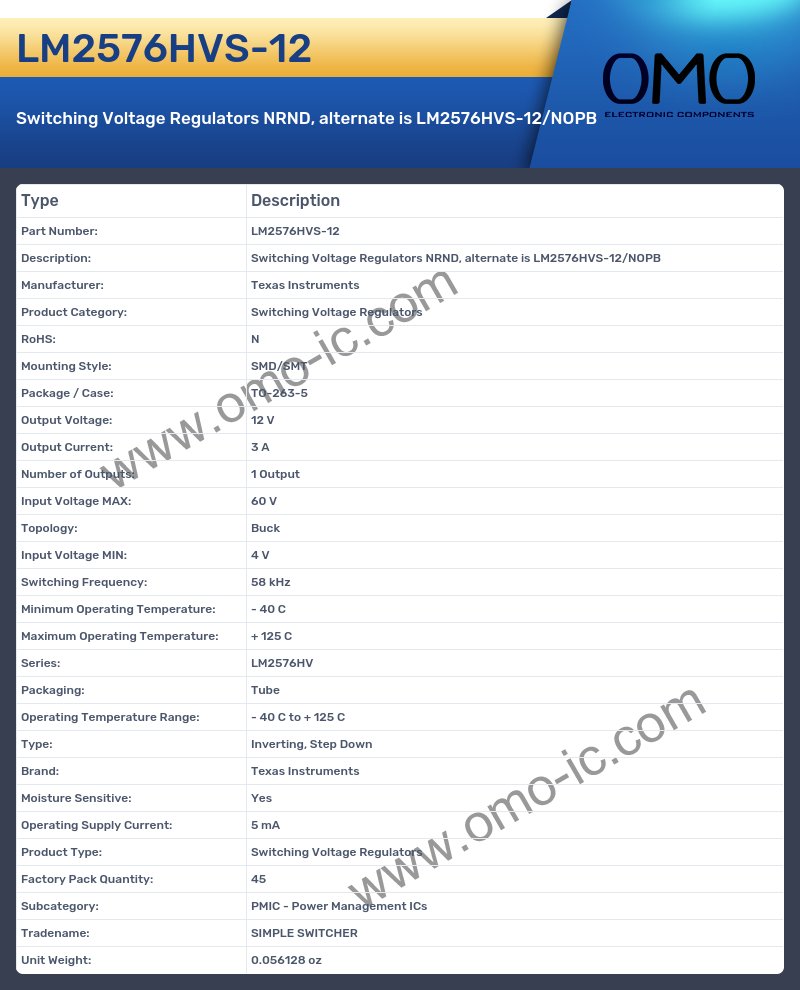 LM2576HVS-12