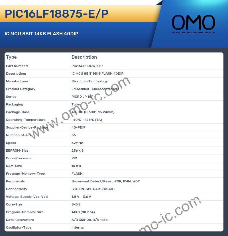 PIC16LF18875-E/P