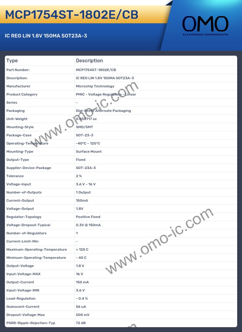 MCP1754ST-1802E/CB