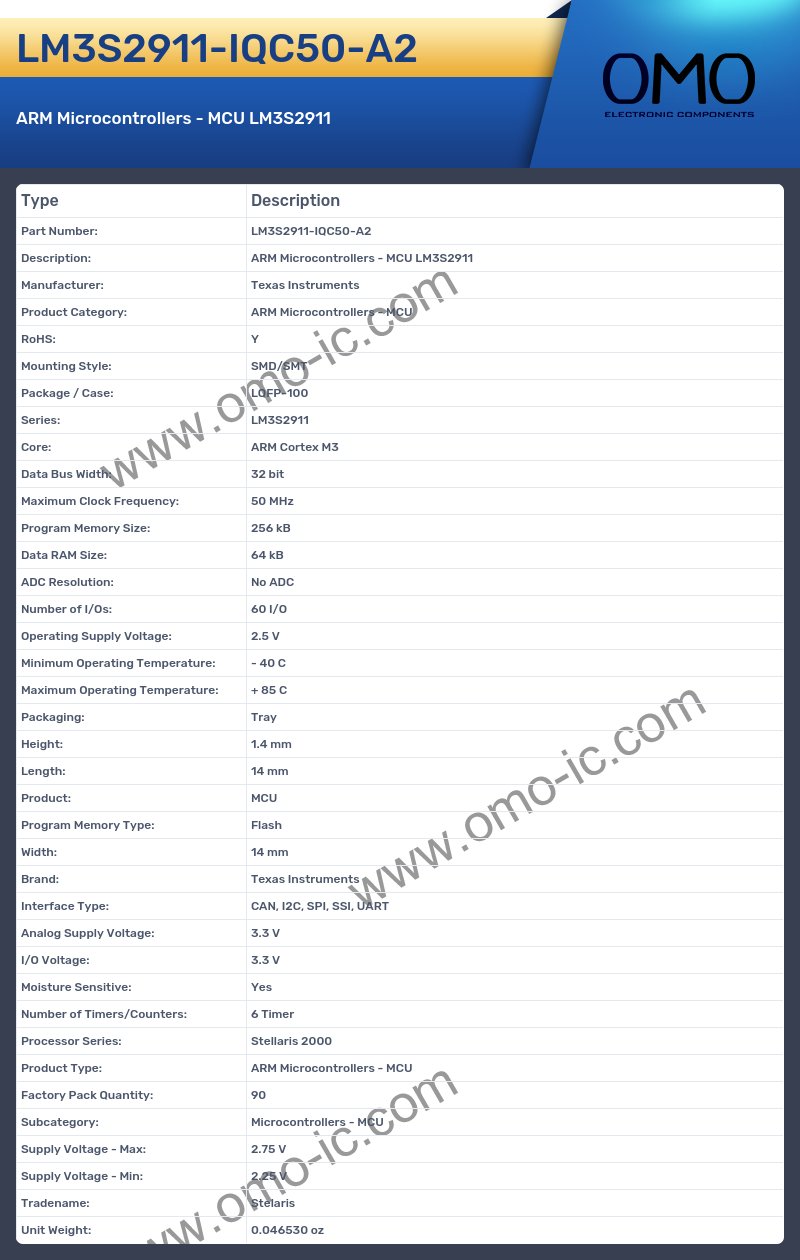 LM3S2911-IQC50-A2
