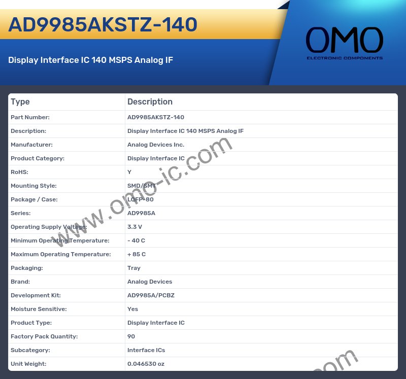 AD9985AKSTZ-140