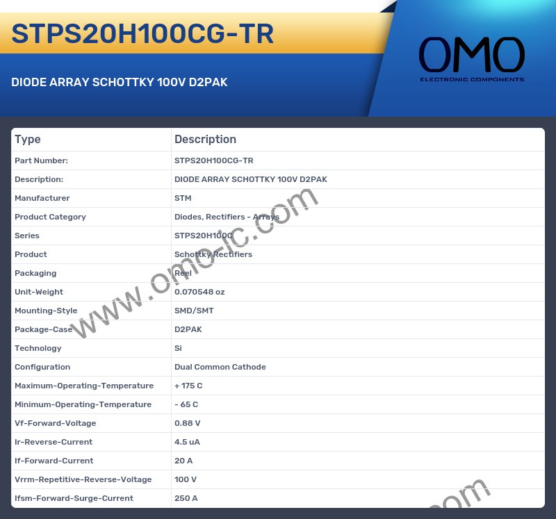 STPS20H100CG-TR