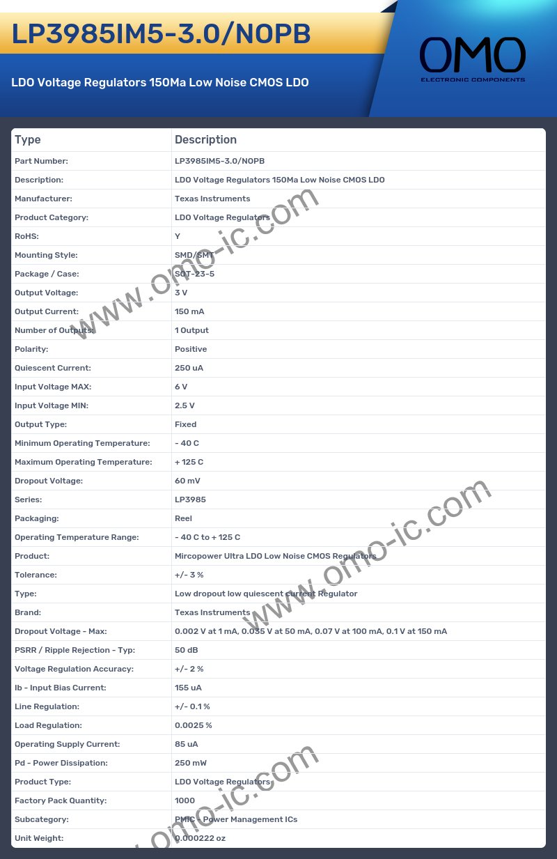 LP3985IM5-3.0/NOPB