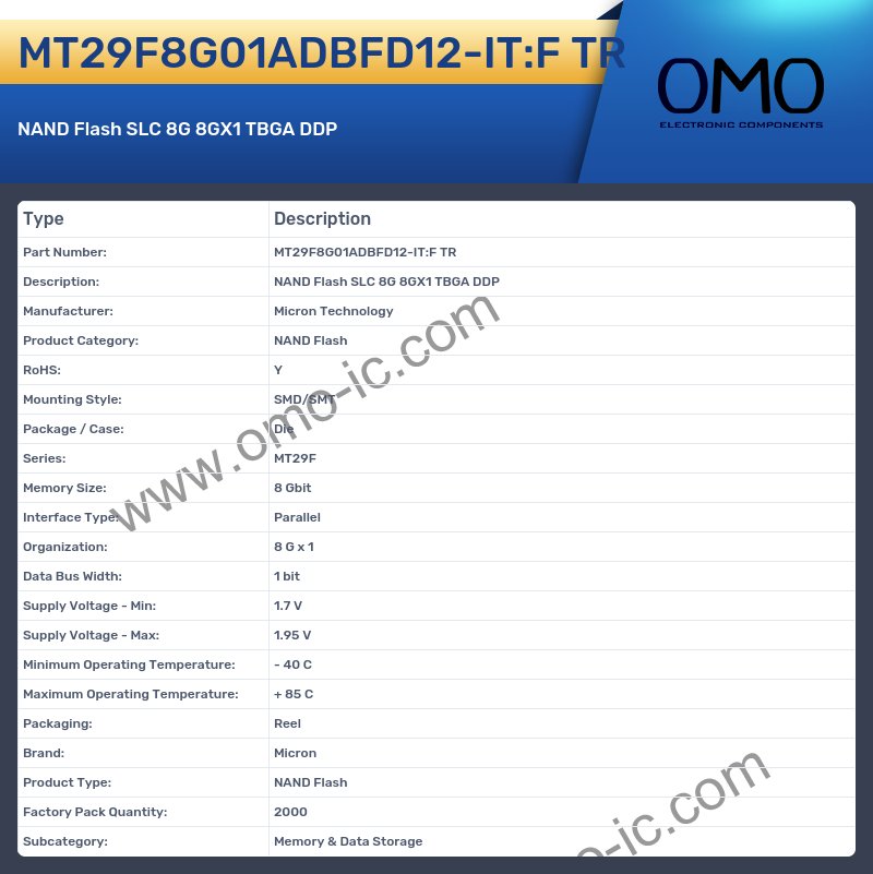 MT29F8G01ADBFD12-IT:F TR