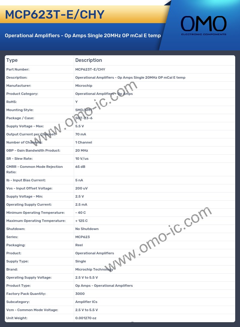 MCP623T-E/CHY