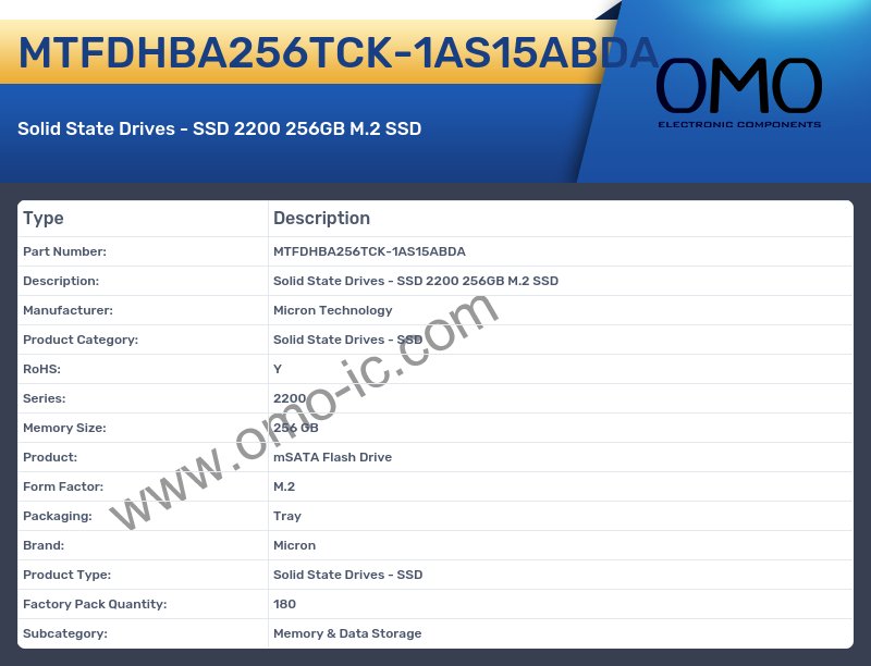 MTFDHBA256TCK-1AS15ABDA